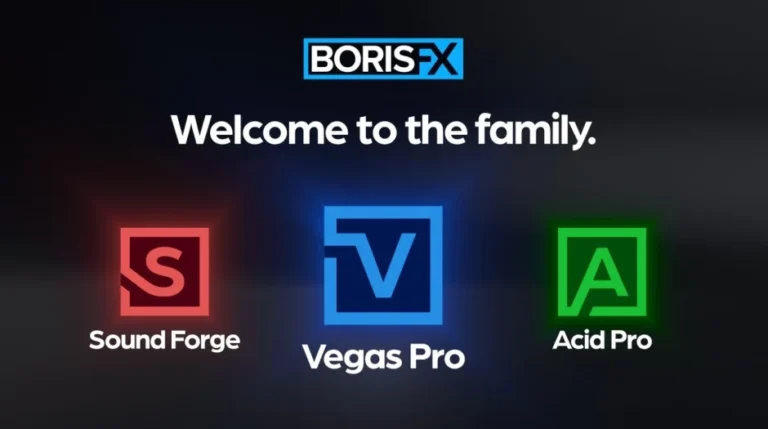 Boris FX Acquires Vegas Pro, Sound Forge, and Acid Pro from MAGIX, Expanding Creative Toolset with AI and Professional Applications