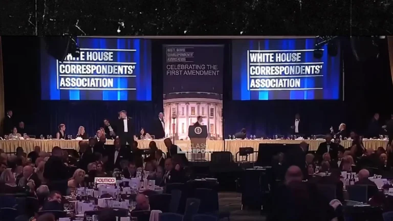 White House Correspondents’ Dinner Shooter Killed After Firing Shot in Hotel Lobby … Pandemonium as President Evacuated