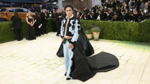 Hudson Williams Dazzles at Met Gala in Custom Vintage Balenciaga, Solidifying Status as a Global Fashion and Cultural Icon