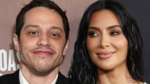 Pete Davidson Praises Kim Kardashian as "Superhuman" and "Terrific Actress" on His Podcast Amidst New Relationships.
