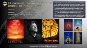 Roger Allers Legacy Scholarship Award Launched to Champion Emerging Storytellers in Animation and Musical Theater