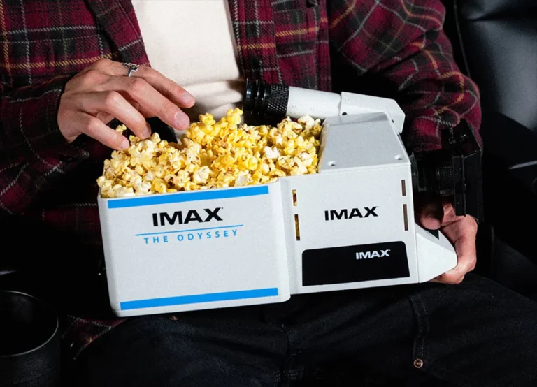 IMAX Unveils ‘Odyssey’ Popcorn Bucket: A Collectible Tribute to Filmmaking Innovation