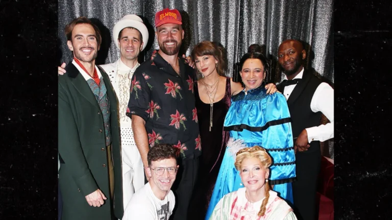 Taylor Swift & Travis Kelce Broadway, Then Bites … Spotted Attending ‘Oh, Mary!’ Show