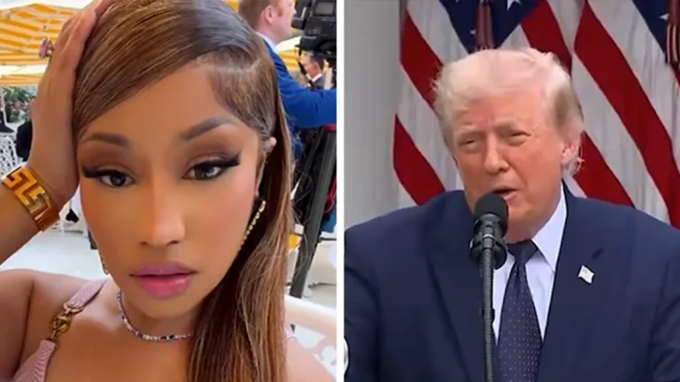 President Trump Fawns Over ‘Hot’ Nicki Minaj At White House Lunch