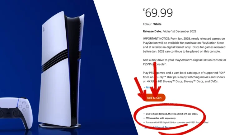 Sony Continues Rationing Disc Drives Amid Transition to Digital Only Future for PlayStation